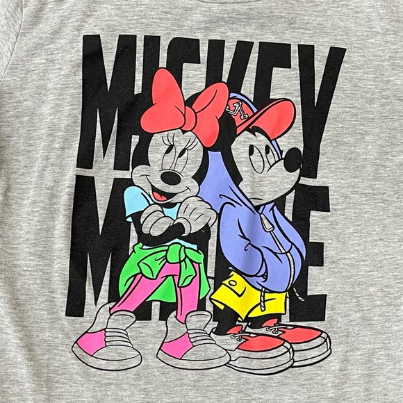 Y2K Mickey and Minnie Mouse Streetwear Graphic Tee XXL - Picture 2 of 3